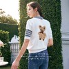 欧芮儿Polo领白色针织衫女夏季2022年新款时尚气质学院风冰爽上衣 商品缩略图2