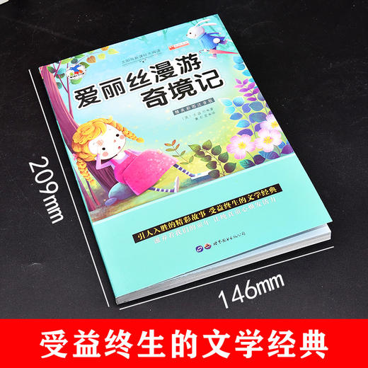 爱丽丝漫游奇境记彩图注音版小学生一年级二年级三年级四年级课外阅读必读书6-7-8-10-12岁儿童畅销读物带拼音世界经典名著故事书 商品图1
