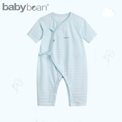 babybean亲豆婴儿衣服春季0-6月新生儿纯棉和服哈衣连体衣21NY02029B0101 商品图4