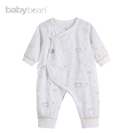 babybean亲豆新生婴儿新款哈衣爬服0-2岁男女宝宝斜开全开连体衣21NY05029G0101 21NY05029G0102 商品图4
