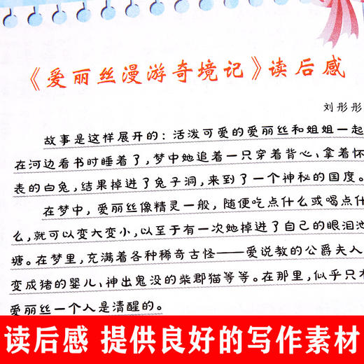 爱丽丝漫游奇境记彩图注音版小学生一年级二年级三年级四年级课外阅读必读书6-7-8-10-12岁儿童畅销读物带拼音世界经典名著故事书 商品图3