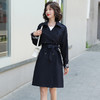 WZ7689  2022年早春秋季新款风衣外套女大衣短款小个子英伦风气质今年流行 商品缩略图3