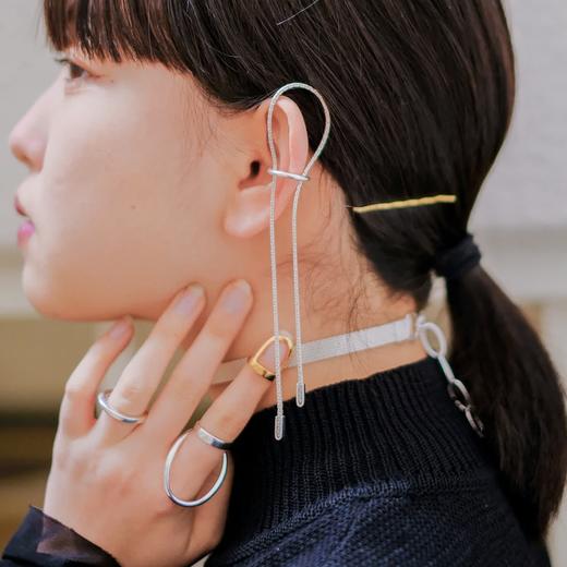 北京仓｜Rathel&Wolf-Tamika-银色 双垂链 耳廓夹（单只）［英国设计师］ 商品图11