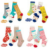 【4双装 婴幼儿亮色中筒袜】春夏韩版卡通过膝男女宝宝袜婴幼儿小童长筒袜亮色中筒袜 商品缩略图1