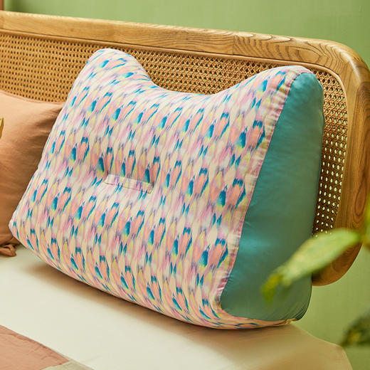 写意系列猫耳朵多功能靠枕孕妇护腰抱枕 商品图0