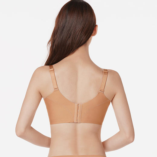 都市丽人舒软挺塑塑身系列调整型BC杯内衣蕾丝3/4杯超薄塑身文胸四排扣树脂胶圈LJ22K1 商品图2