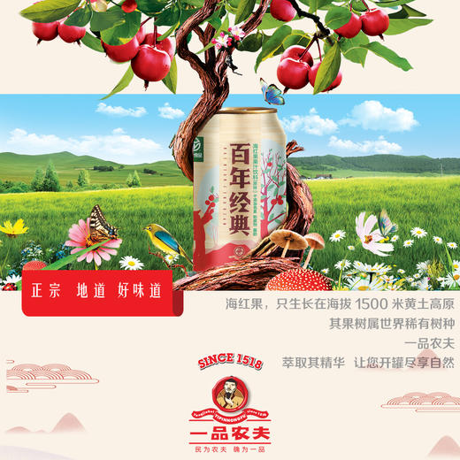 一品农夫百年经典原味果汁310ml*8罐 商品图2