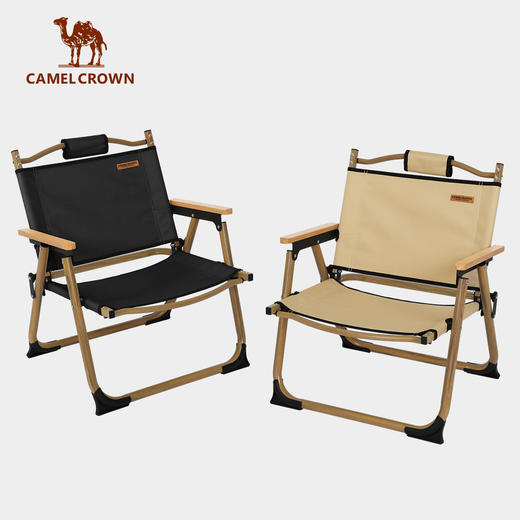 户外露营椅子导演钓鱼野餐便携式折叠椅野营铝合金木纹克米特椅 A1W3GT101-2_1J32265409 商品图3