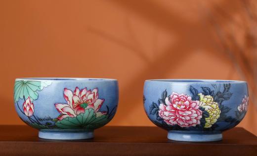 【内外夜景牡丹单杯】 商品图0