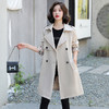 WZ7689  2022年早春秋季新款风衣外套女大衣短款小个子英伦风气质今年流行 商品缩略图6