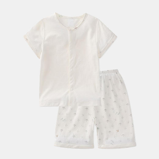 babybean亲豆婴儿服男女宝宝空调服夏季薄款居家服纯棉短袖套装B12B05B02 商品图4