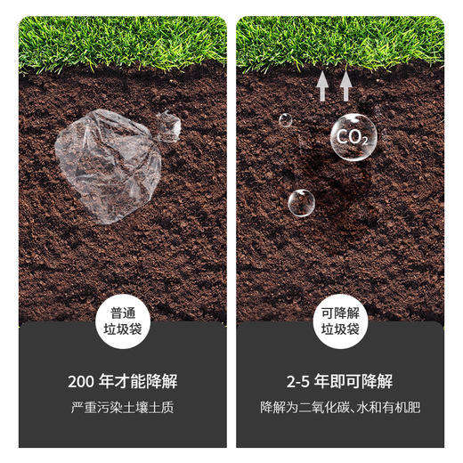 FaSoLa可降解垃圾袋背心手提式大塑料袋 车载粘贴式垃圾袋 商品图2