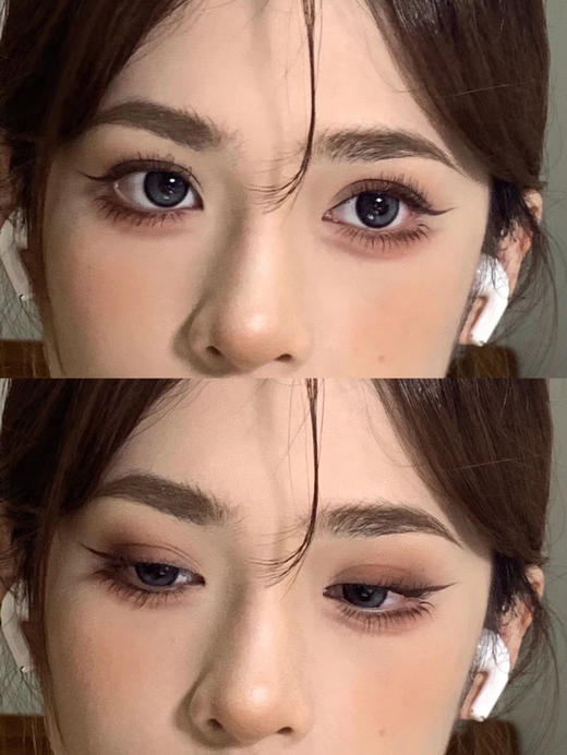 【半年抛|日抛】 Allecon 半糖牛乳  14.5  A17 黑灰 着色13.8 商品图3