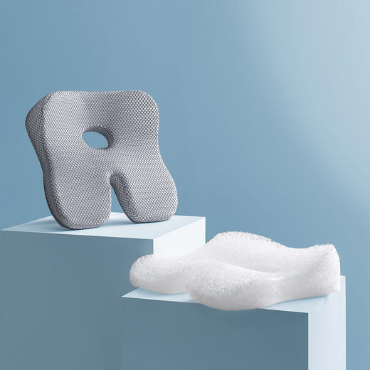 【愉悦之家】有氧纤维释压透气坐垫 商品图0