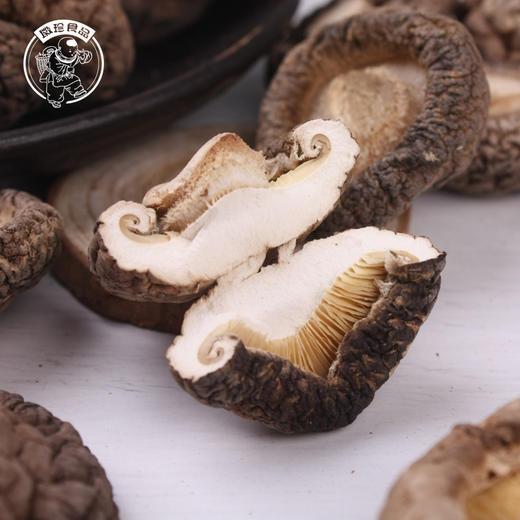 黄山香菇 实木培植 特产干货 农家厚肉无根小香蘑菇250g 商品图4