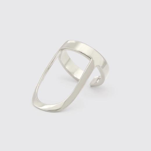 北京仓｜Rathel&Wolf-Simone-银色 环甲 指尖戒指［英国设计师］ 商品图1