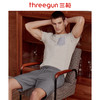 Threegun三枪 【麻感纯棉】机织布男士家居短裤-50643B911 商品缩略图3