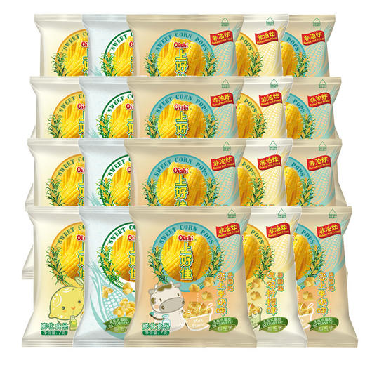 「童年味道！50包」上好佳田园泡7g小包装混合味膨化食品零食非油炸休闲食品 商品图0