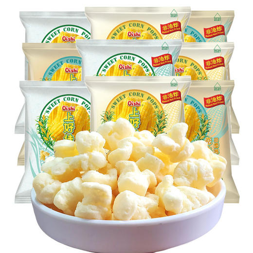 「童年味道！50包」上好佳田园泡7g小包装混合味膨化食品零食非油炸休闲食品 商品图1