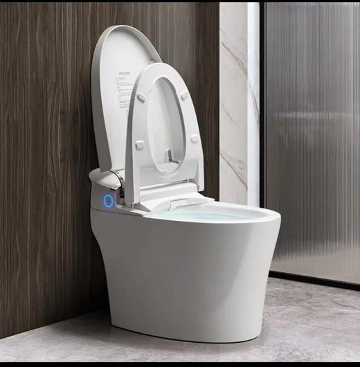 飞利浦家用智能马桶全自动感应一体式机即热冲洗烘干抗菌坐便器  AIB6406/93 商品图1