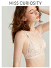 好奇蜜斯法式内衣女夏季薄款无钢圈文胸套装蕾丝三角杯性感胸罩齐娜 商品缩略图0