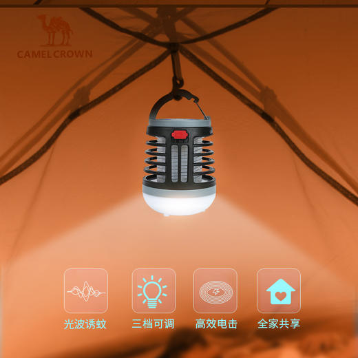 户外精致露营灭蚊灯直充式LED照明灯野营烧烤野餐帐篷灯营地灯 1V32265057 商品图1