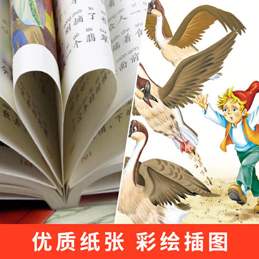 尼尔斯骑鹅旅行记 彩图注音版 （新版）班主任小学生一二三年级语文课外世界经典儿童文学名著童话故事书 商品图4