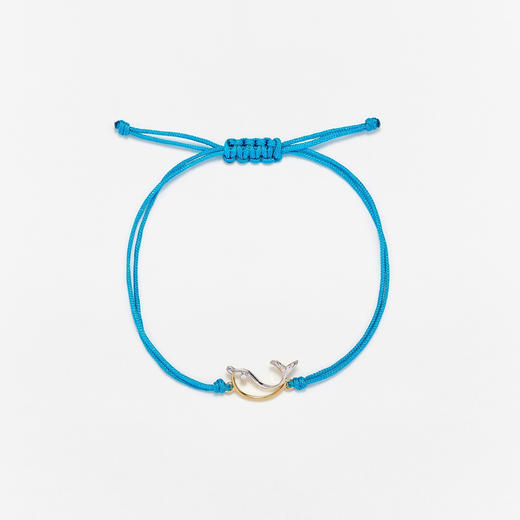 订购10周到｜Yvonne Leon-DAUPHIN-可爱海豚 蓝绳 手链［法国设计师］ 商品图0
