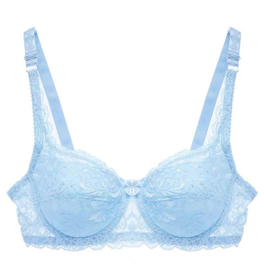 【从“轻”“薄”开启夏日】黛唯梵 夏季超薄内衣，聚拢收副乳防下垂蕾丝文胸，大胸显小文胸七夕情人节 商品图4