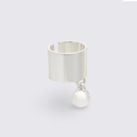 北京仓｜Rathel&Wolf-Ami-银色 球坠 指尖戒指［英国设计师］