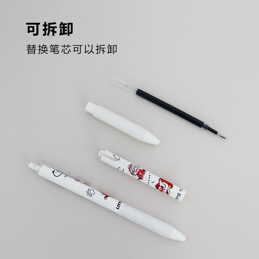 UNISUN 虎虎生威中性笔蓝色 5支/盒 （LX819064）2盒 送价值25元 直液式水笔1盒 商品图2