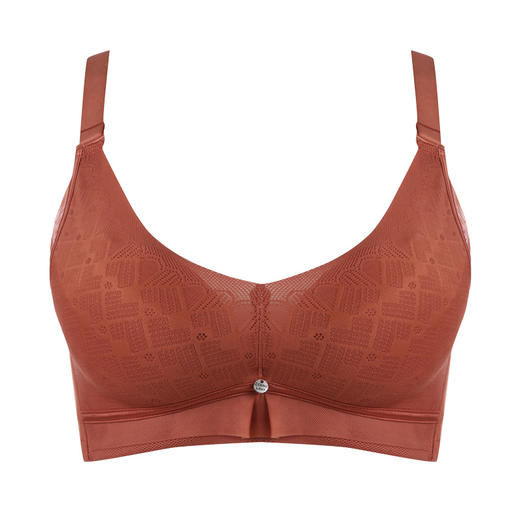 都市丽人舒软挺塑塑身系列调整型AB杯内衣锁边3/4杯中厚塑身文胸四排扣树脂胶圈LJ24H5 商品图5