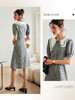 欧芮儿OLrain法式高级格子连衣裙女夏季2022新款气质短袖设计感裙 商品缩略图3