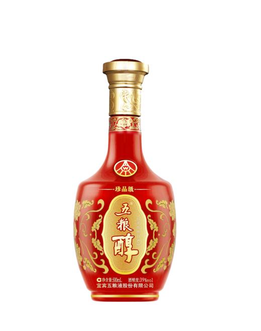 五粮醇珍品级 红瓶39度 白酒 500ml 商品图5