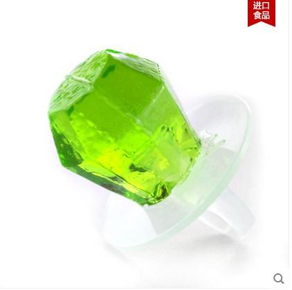 韩国进口韩美禾宝石戒指糖网红儿童棒棒糖草莓葡萄多口味袋装60g 商品图5