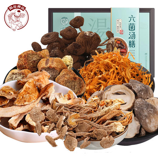 新鲜菌菇晾晒  六味菌汤膳145g盒装 商品图1