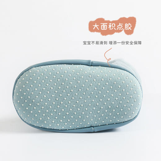 【2双装 网眼中筒皮底袜】薄棉透气卡通宝宝学步鞋袜婴幼儿小童点胶地板袜网眼中筒皮底袜 商品图4