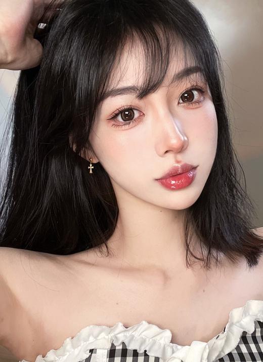 putata 年抛美瞳 曲奇果派 直径14.5mm着色14.0mm 0-800度无525/575 商品图13