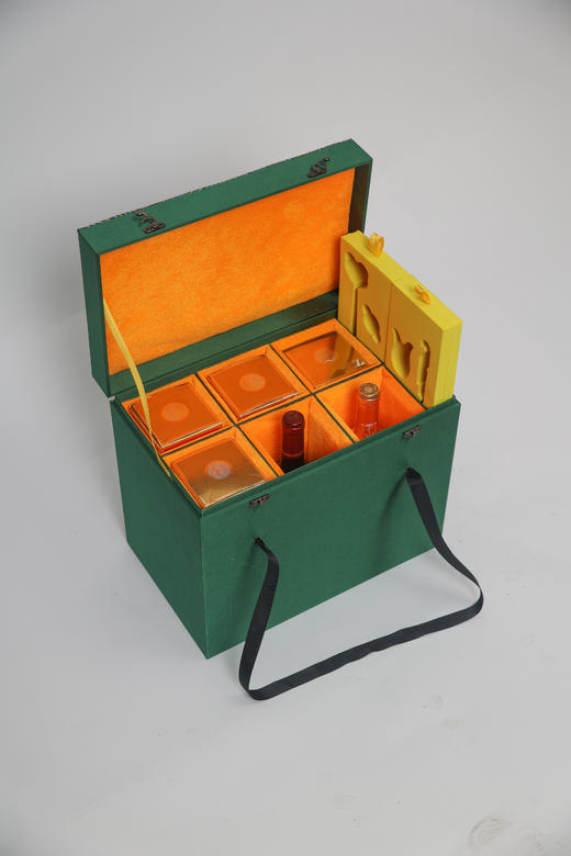 桐悦高档礼品白酒礼盒包装通用白酒密封送礼手提可外带木制酒箱锦盒 商品图1