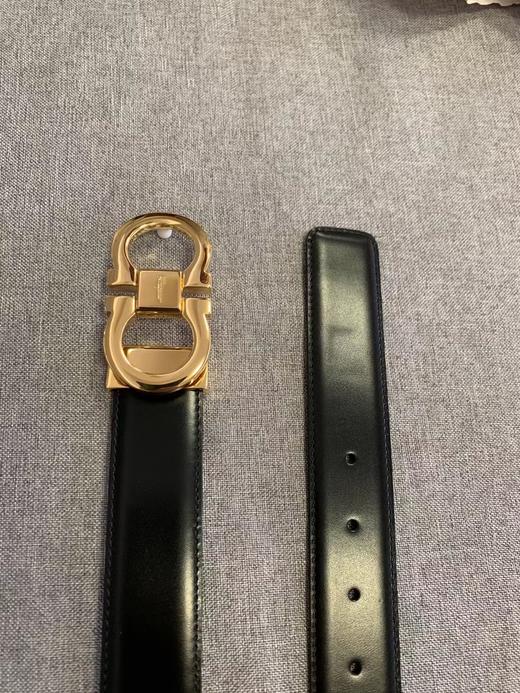 菲拉格慕FERRAGAMO男士金扣牛皮腰带，货号679535-0644558. 商品图1