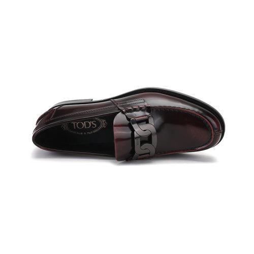 Tod’s/托德斯【22春夏新款】男士牛皮革金属链条饰扣一脚蹬乐福鞋单鞋皮鞋 XXM26C0EO40AKT 商品图4
