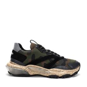 Valentino/华伦天奴 男士织物配皮Bounce运动鞋 RY2S0B05 UDZ