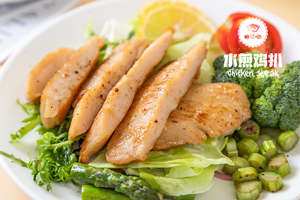 好柒哒 水煎鸡扒 只选鸡胸肉里的大胸肉 更鲜更嫩更好吃！