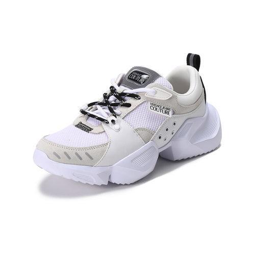 VERSACE JEANS COUTURE范思哲 男士织物等多种材质拼接系带休闲运动鞋 71YA3SU4 ZS090 商品图1