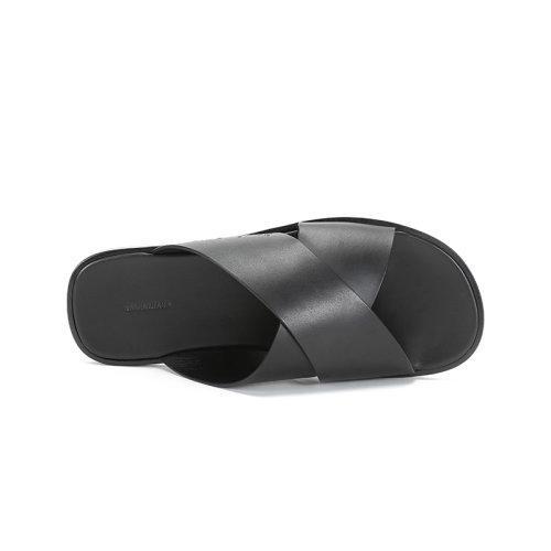 Balenciaga/巴黎世家 2021款 男士皮革拖鞋 597148 WAVY0 商品图3