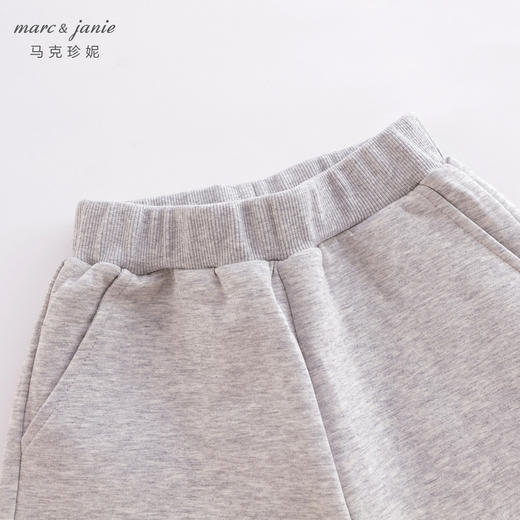【3D空气棉】马克珍妮秋装新款 男女童纯色宽松运动裤221282 商品图2