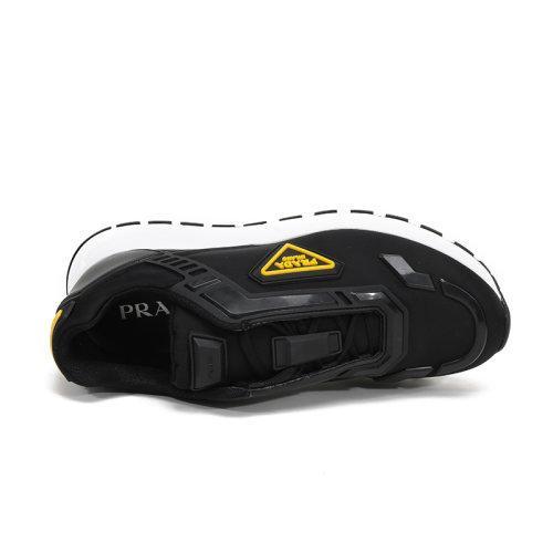 PRADA/普拉达 男士织物/橡胶系带休闲运动鞋 4E3567 W08 F G000 商品图3