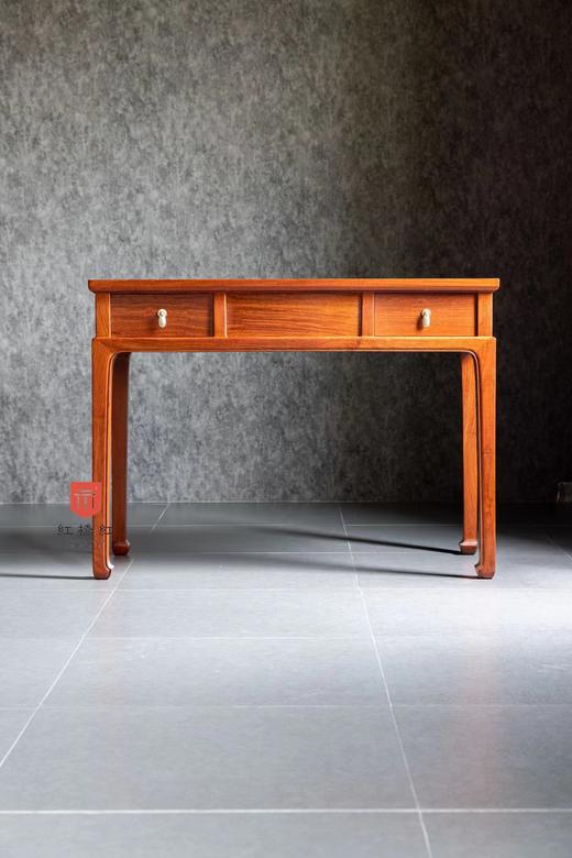 红桥红  家具严选  缅甸花梨（大果紫檀）【103 中间翻盖 梳妆台 两件套】 商品图3