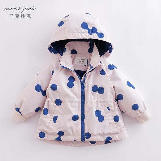 marcjanie马克珍妮秋装新款 男女童时尚收腰夹棉外套221605 商品图2