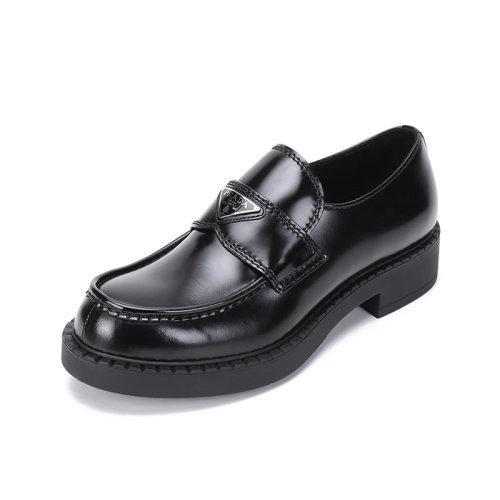 PRADA/普拉达【22春夏新款】男士Chocolate系列皮革乐福鞋厚底鞋皮鞋 2DE127 055 商品图1